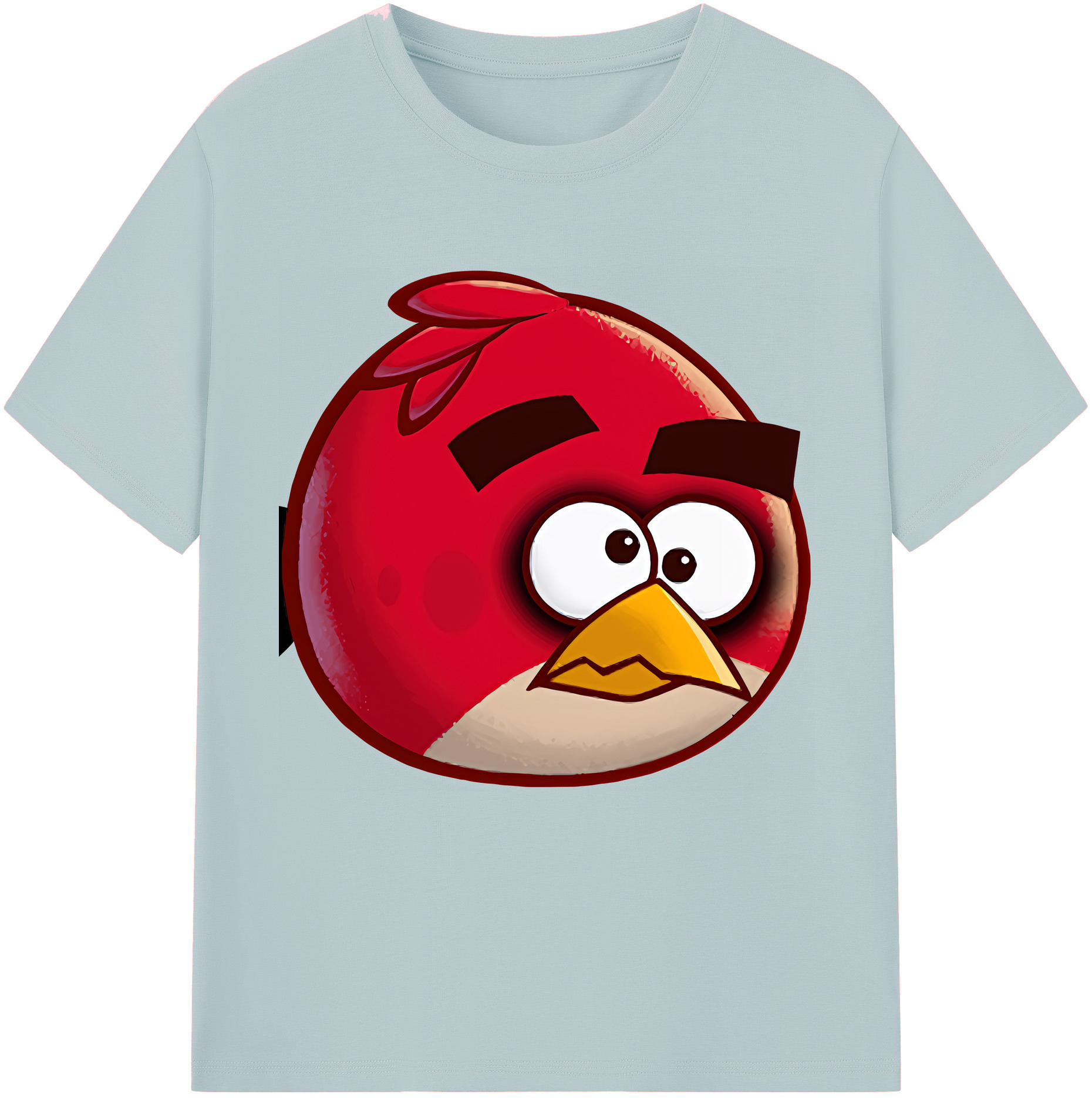 （画像用） Angry Birds アングリーバード 綿100％半袖Tシャツ（フロントプリント）